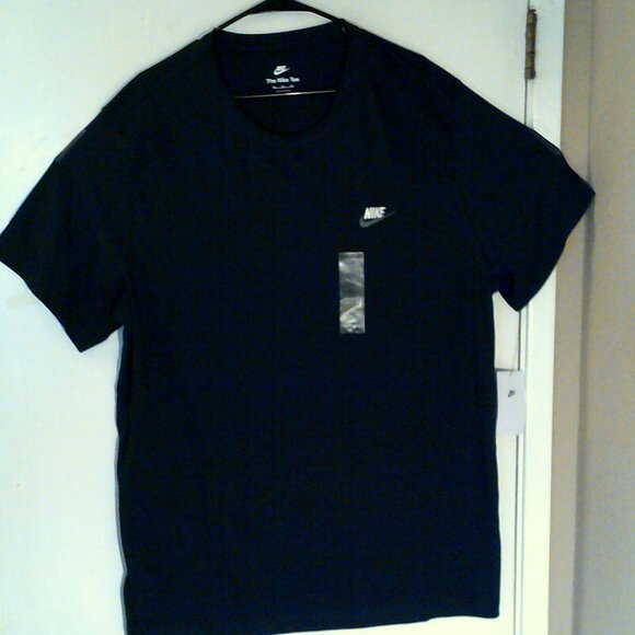 NEW NIKE SPORTSWEAR "Club Embroidered 2 Tee" MEN'S BLACK T-SHIRT 2XL AR4997-014 - Picture 6 of 6